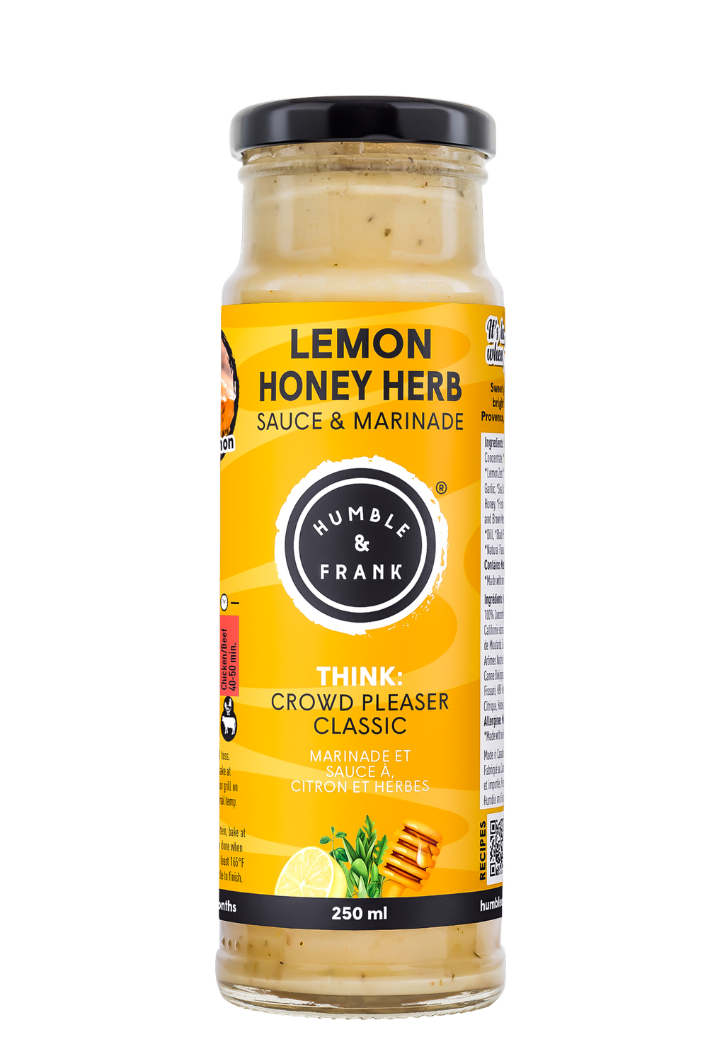 Lemon Honey Herb Sauce