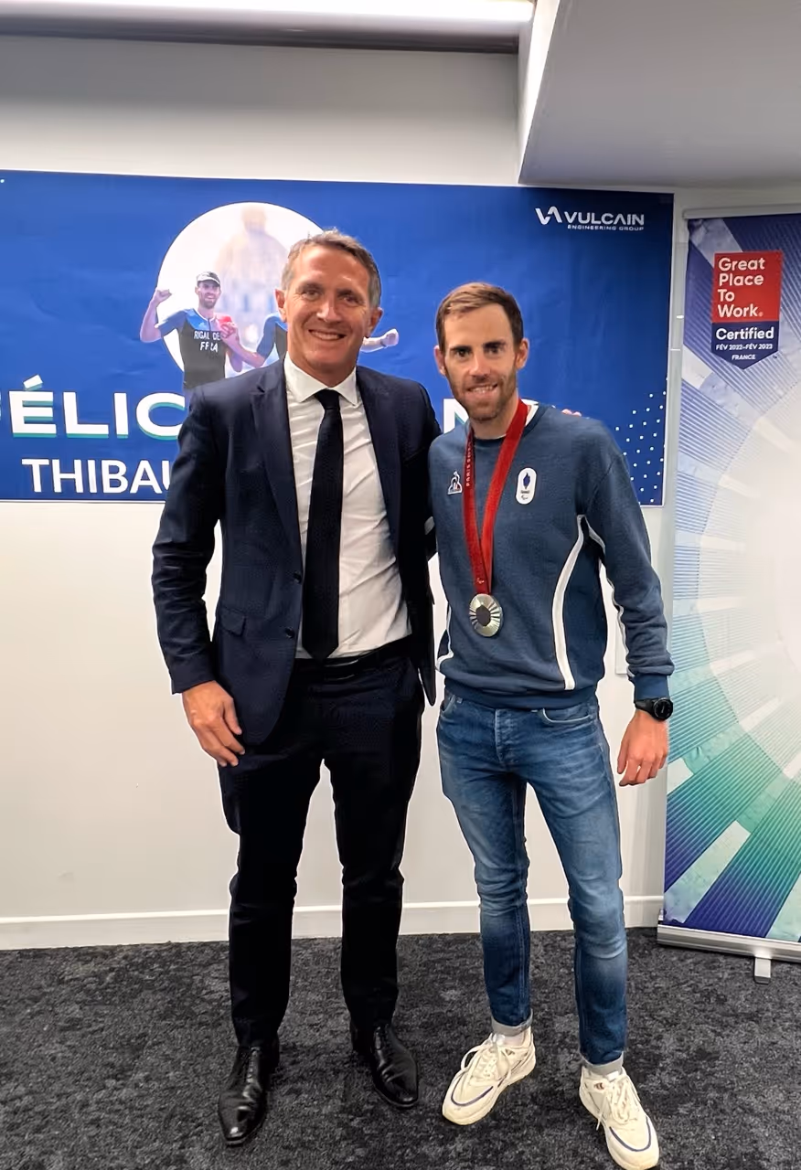 Alban Guilloteau et Thibaut Rigaudeau