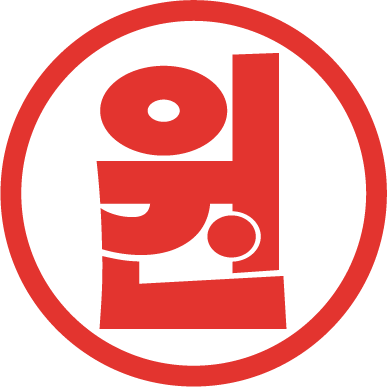 Korean Restaurant from Won Chickin in Hamburg - Logo in red