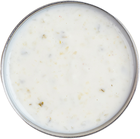 Homemade Ranch Dip in white
