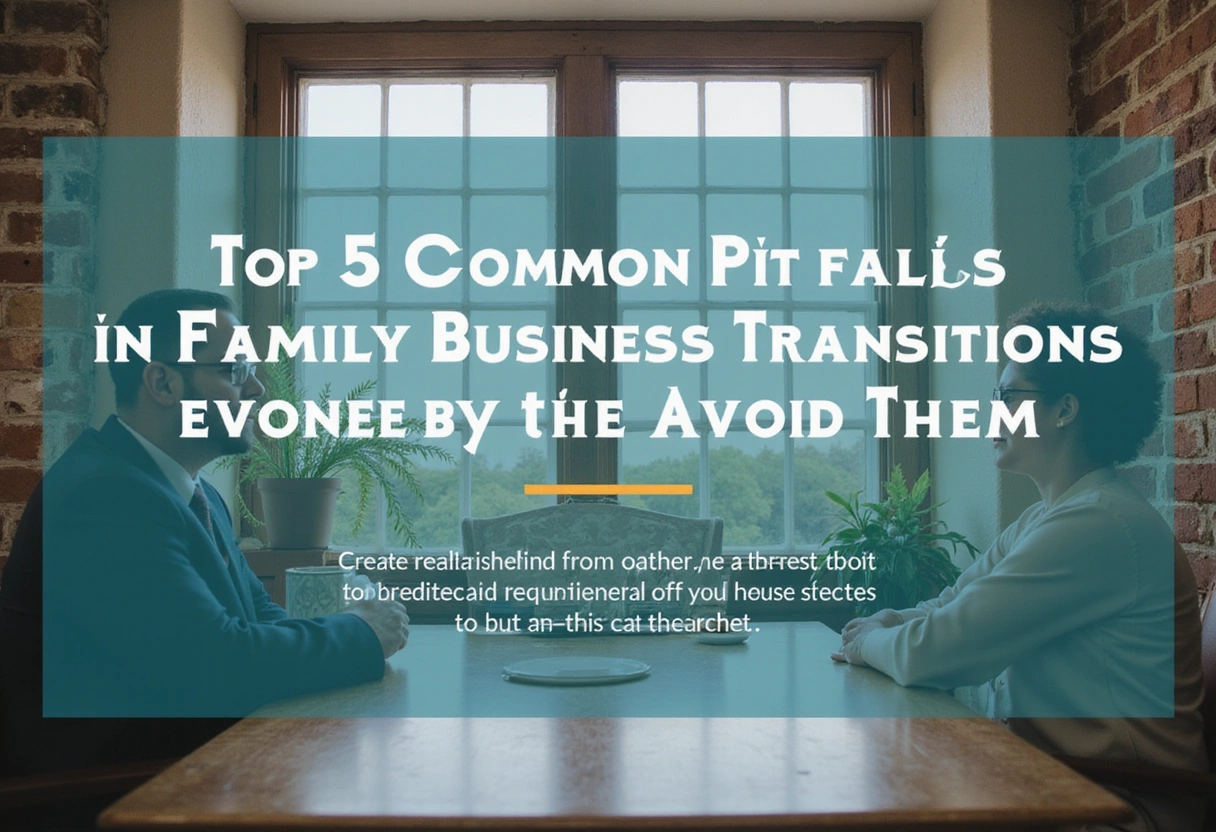Professional image illustrating Top 5 Common Pitfalls in Family Business Transitions and How to Avoid Them