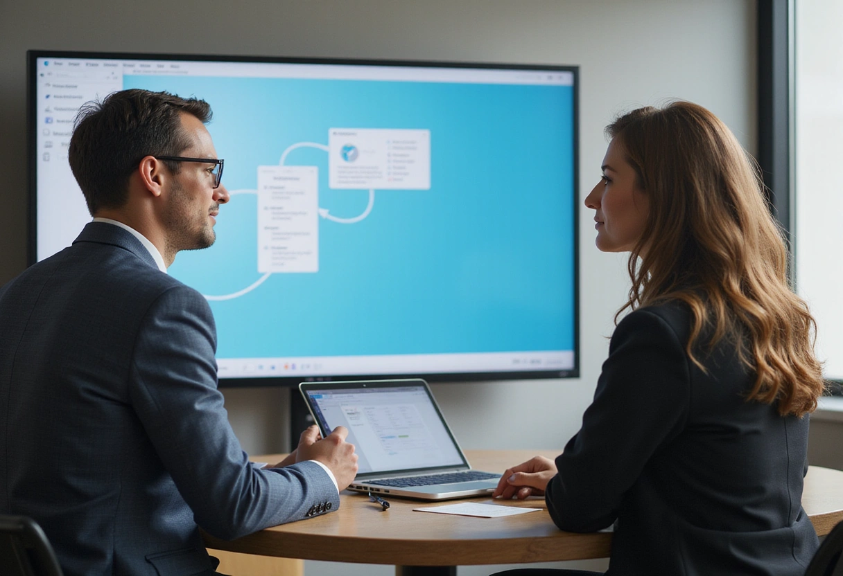 Professional image illustrating Steps to Mitigate Risks in Executive Leadership Transitions