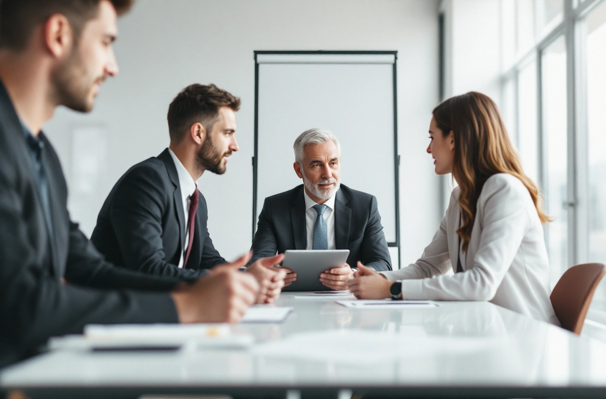 Professional image illustrating The Role of Communication in Leadership Transitions