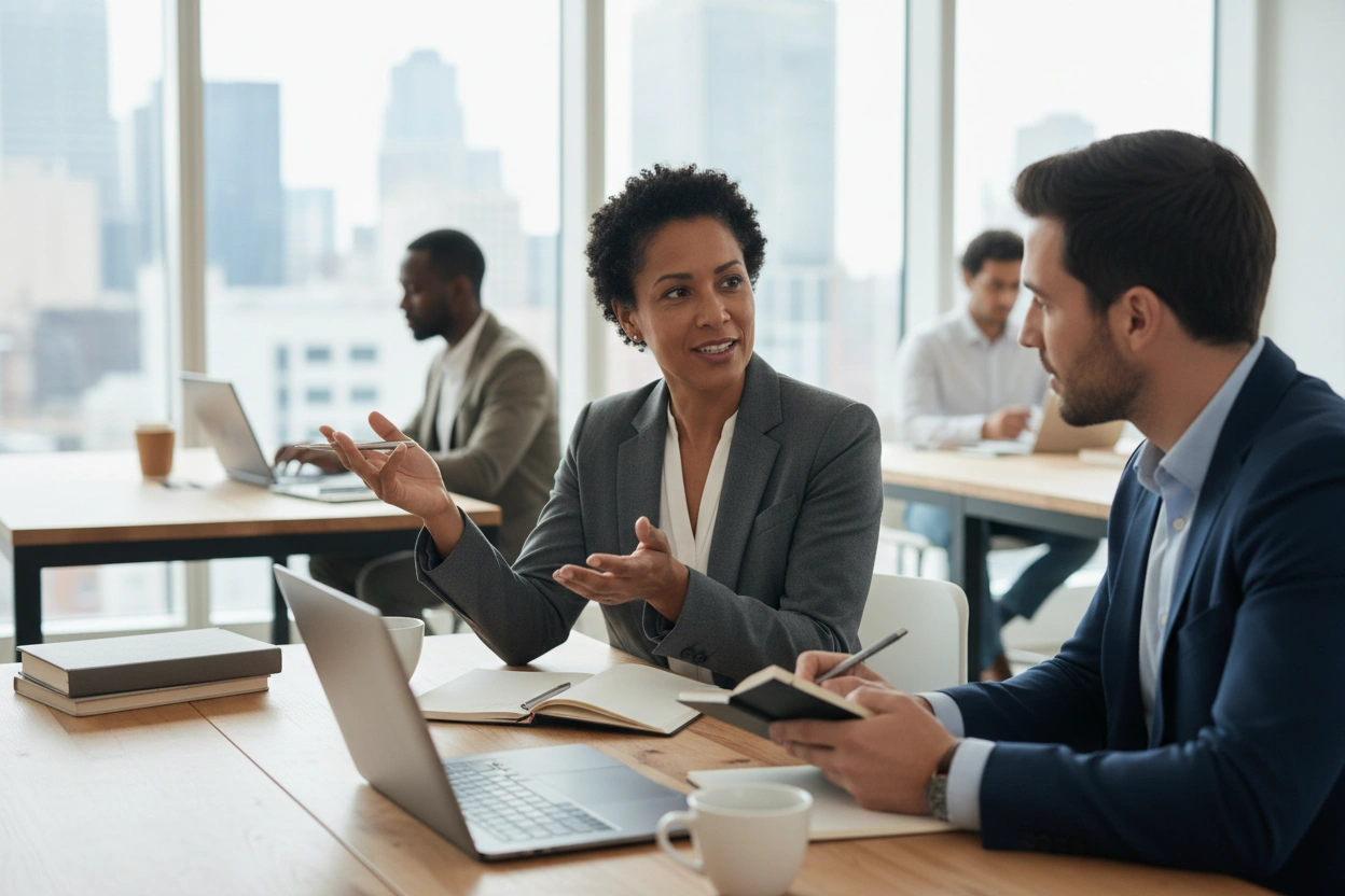 Professional image illustrating Understanding Leadership Development and Coaching