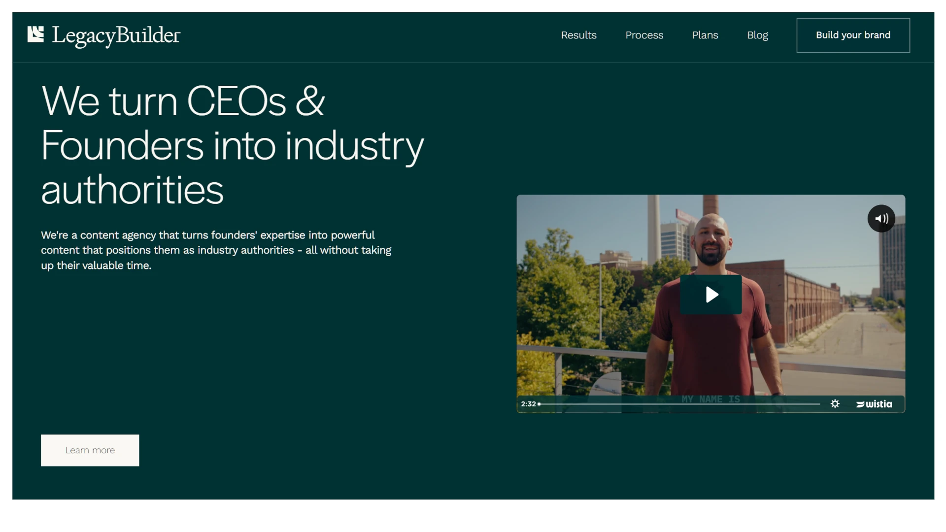 Legacy Builder snapshot