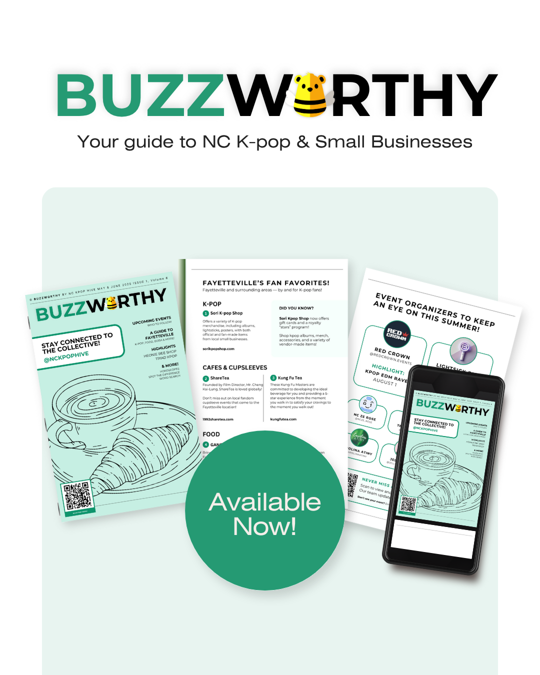 buzzworthy magazine digital and print mockups