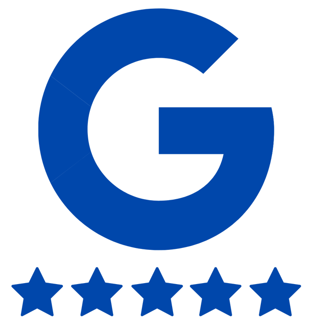 Google Symbol mit 5 Sternen