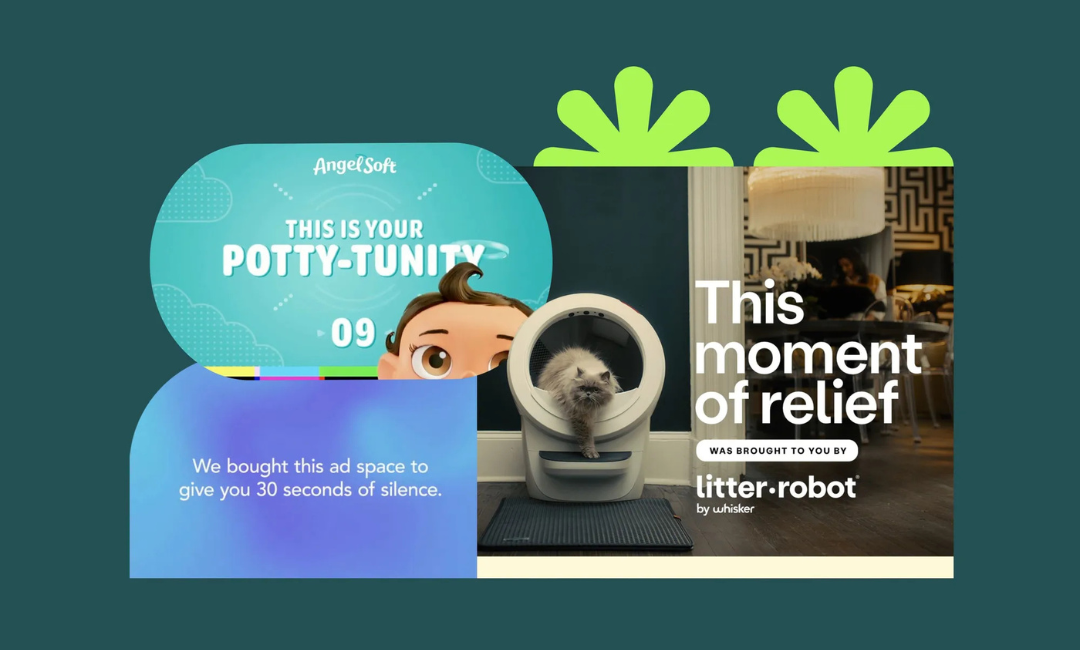 collage of digital ads