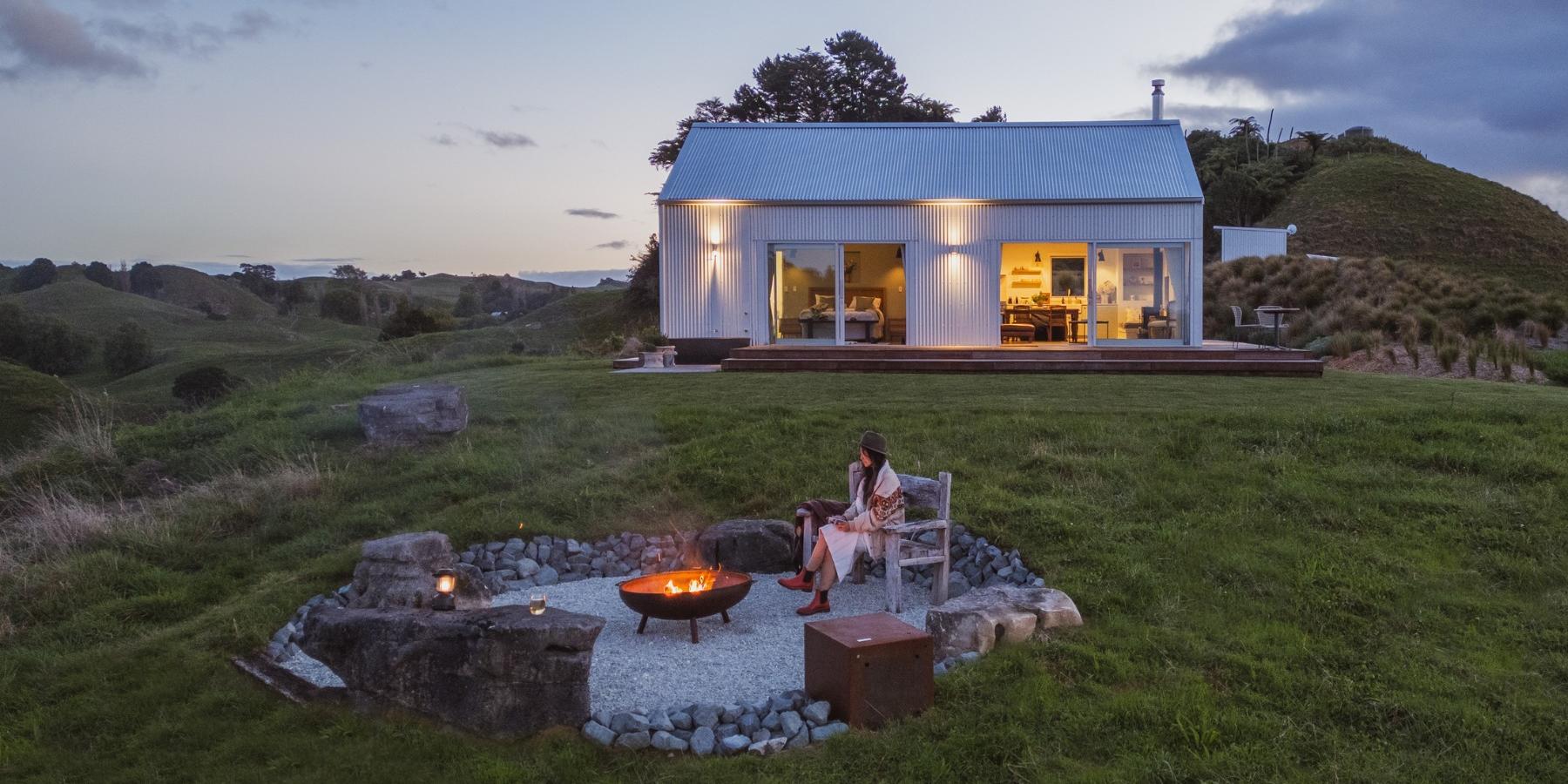 Private Tours At The Okahau Glowworm Cave At Waitomo In New Zealand.