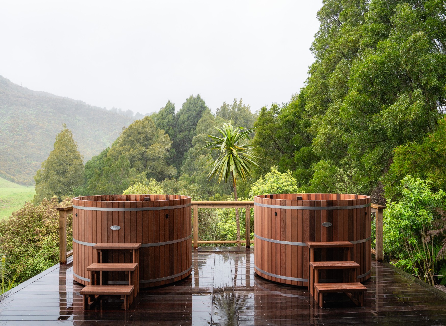 Once completing your caving trip, you have the option to have a shower and hop into our cedar hot tub to warm up and soak in the beautiful nature surrounding you. 