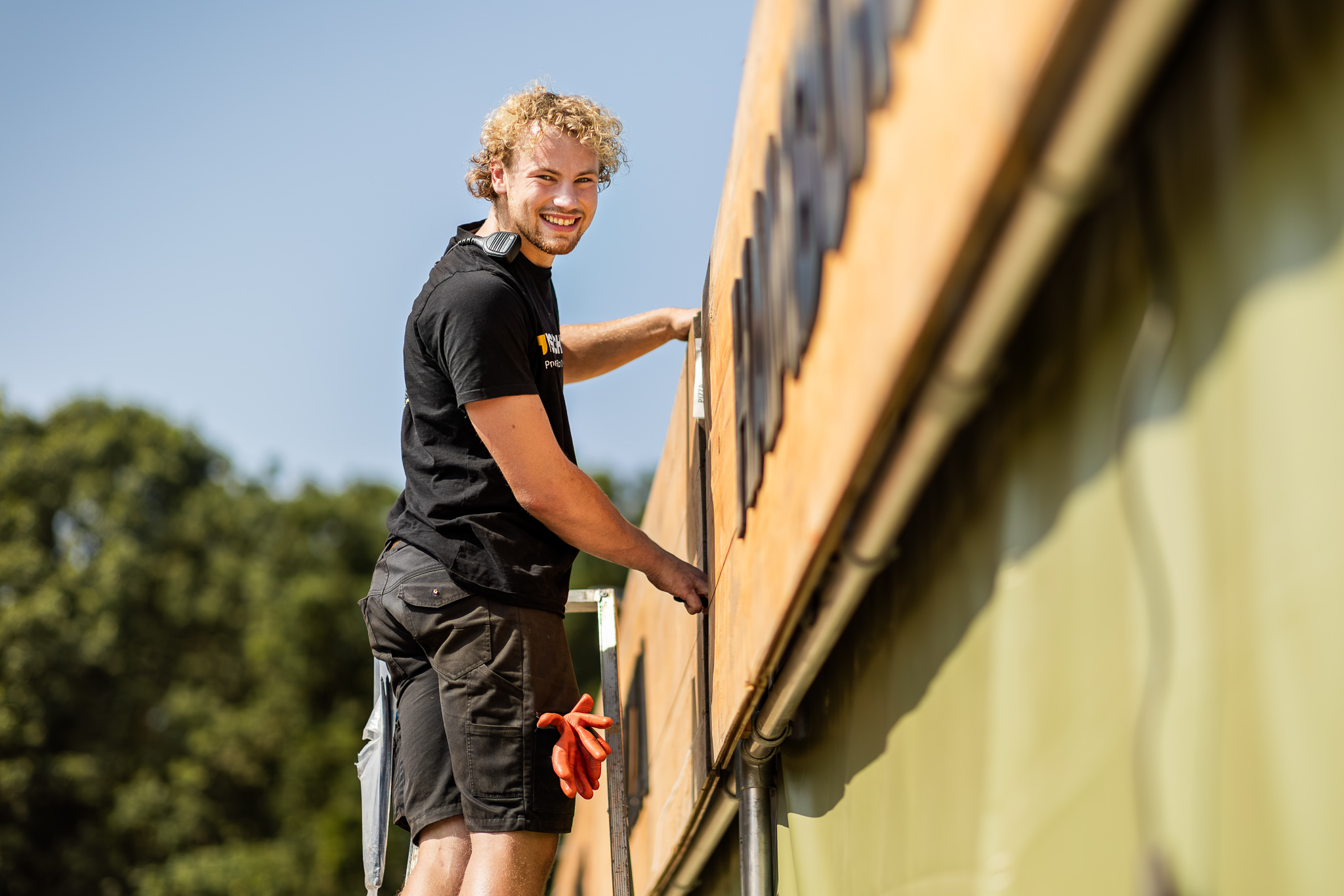 Groepsfoto van ons team op Defqon