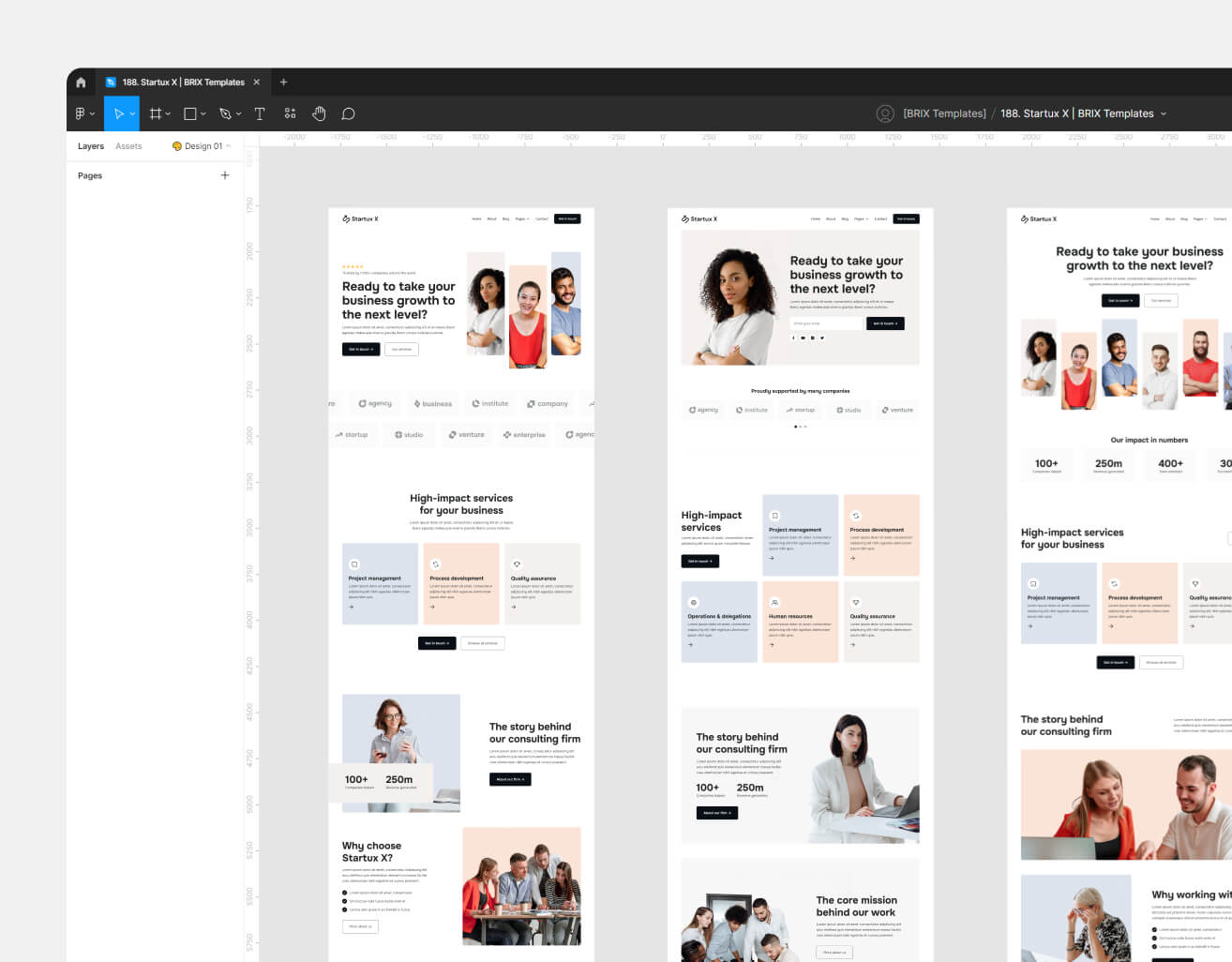 Figma File Included - Startux X Webflow Template