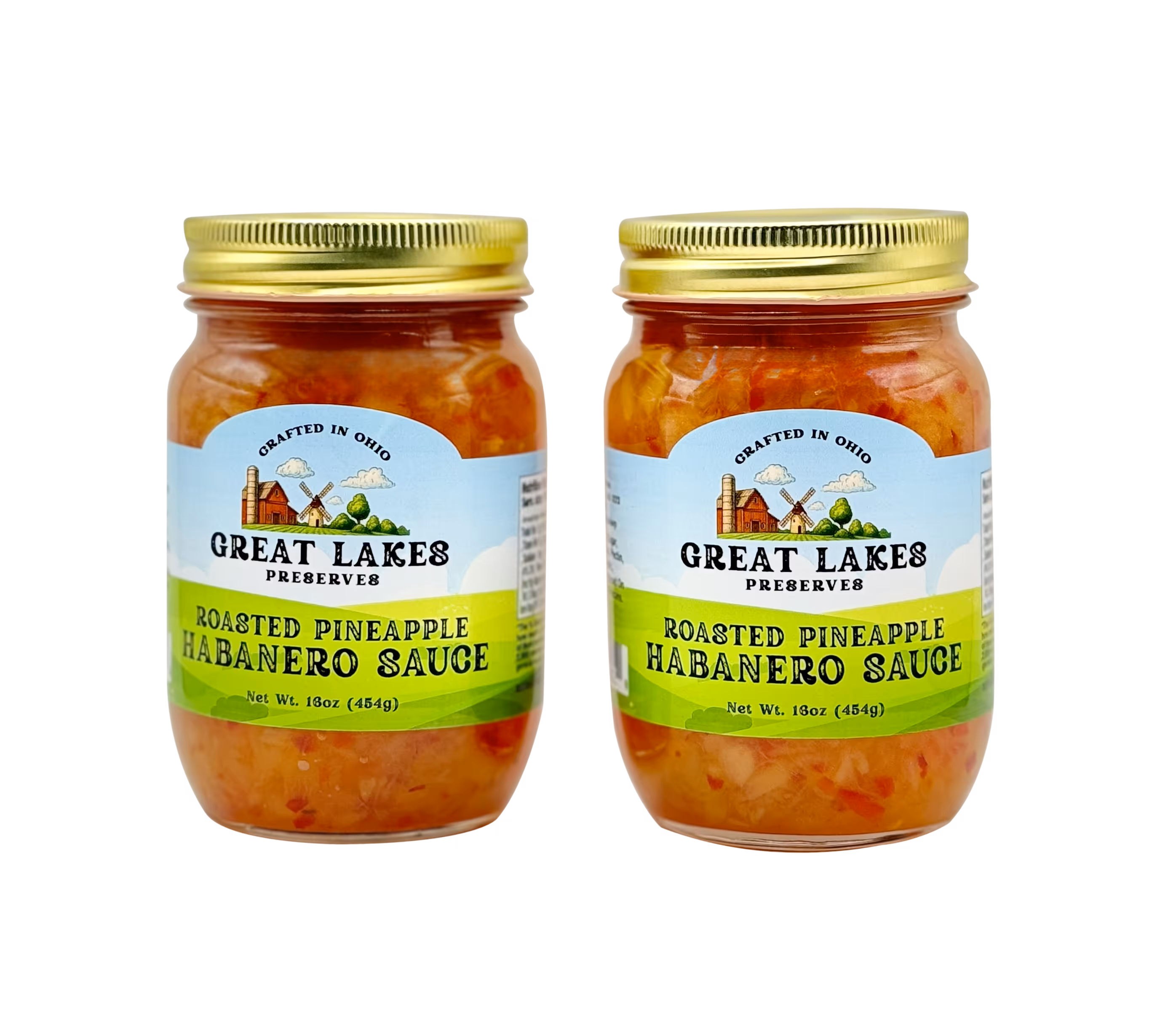 Sweet and savory peach salsa from Great Lakes Preserves