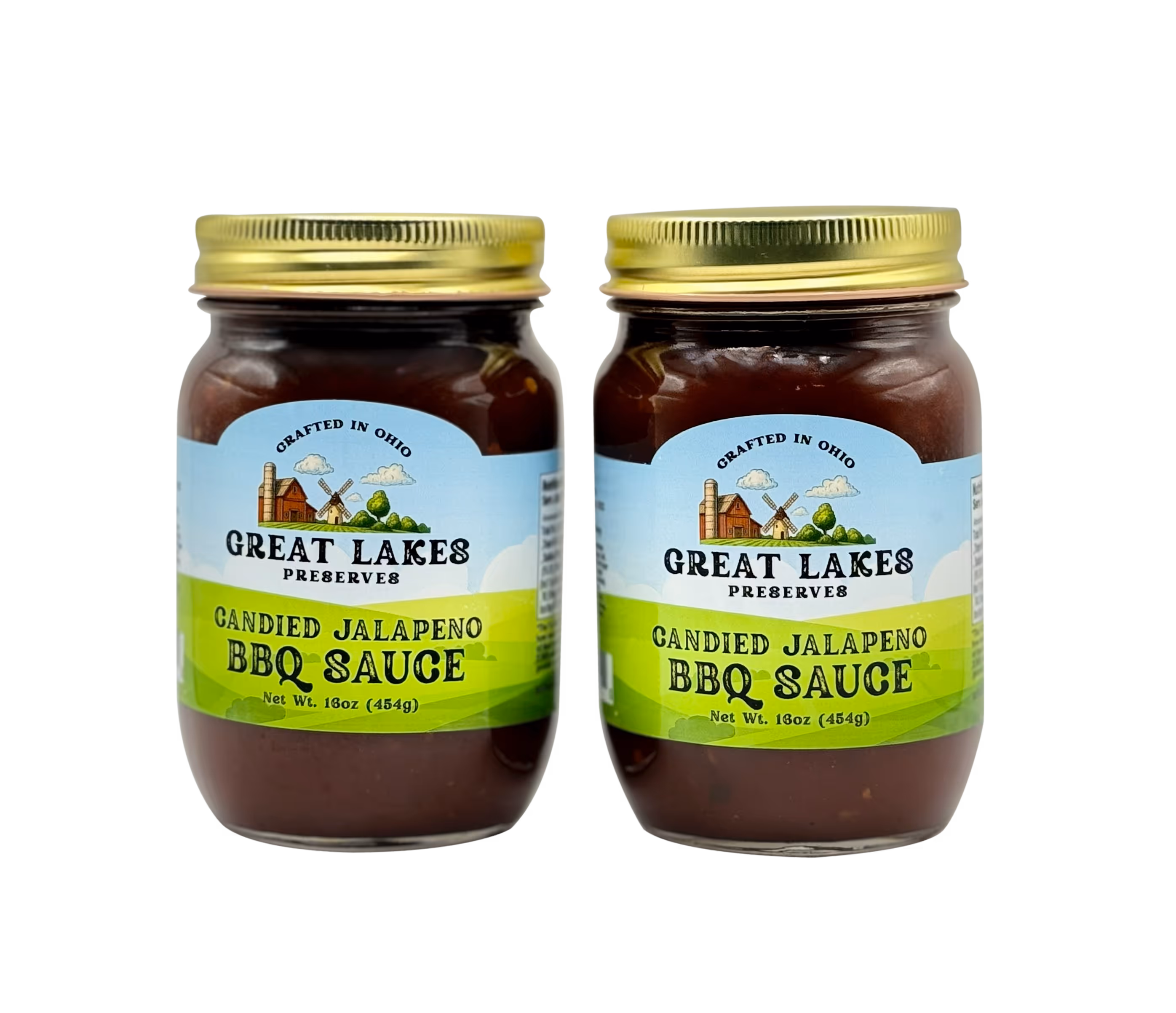 Great Lakes Preserves candied jalapeno BBQ sauce two-pack