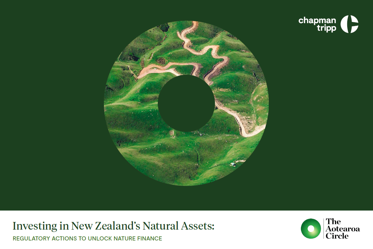 Unlocking investment in NZ’s natural assets: report highlights need for regulatory reform