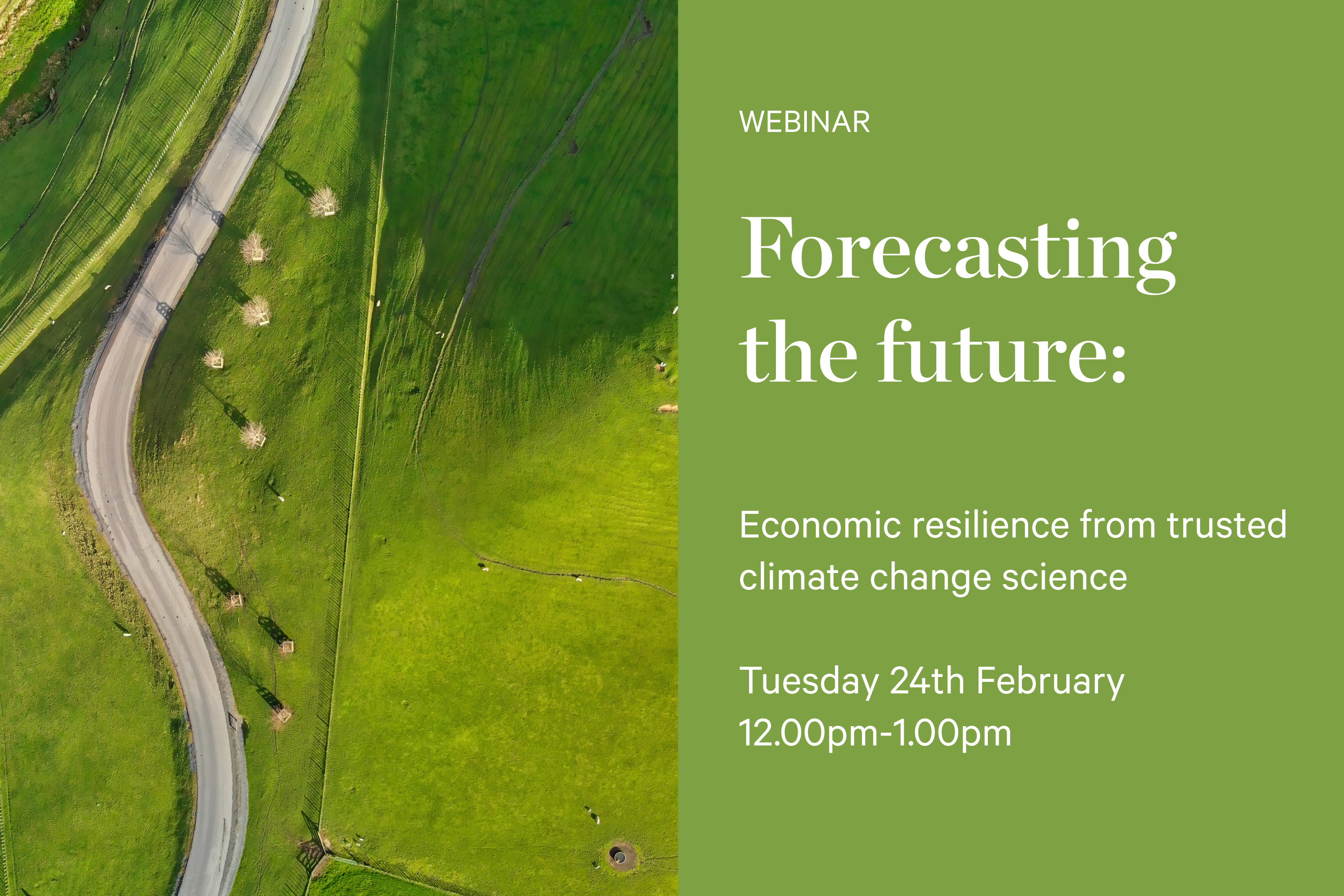 Forecasting the future: economic resilience from trusted climate change science