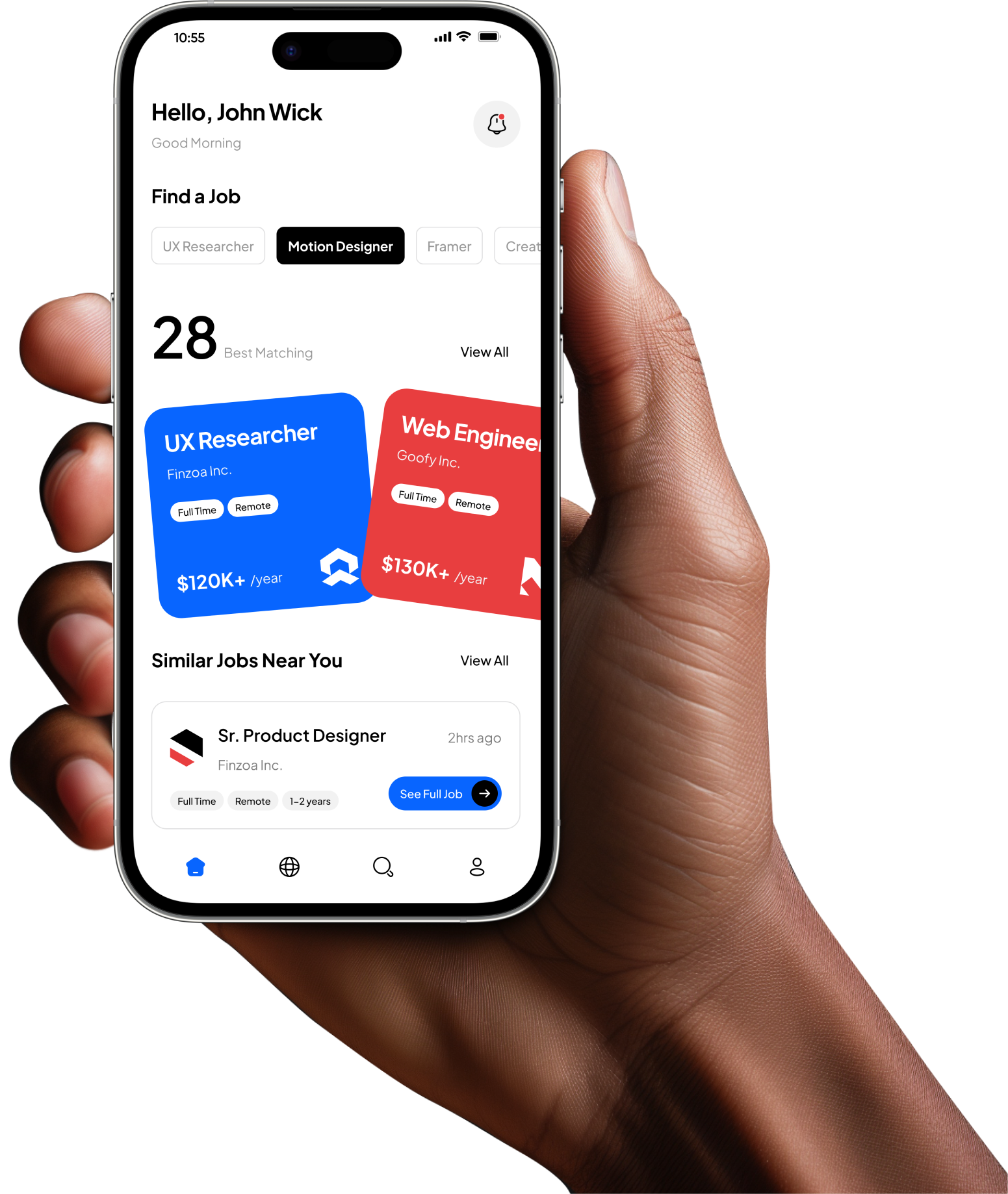Hand Mobile Image