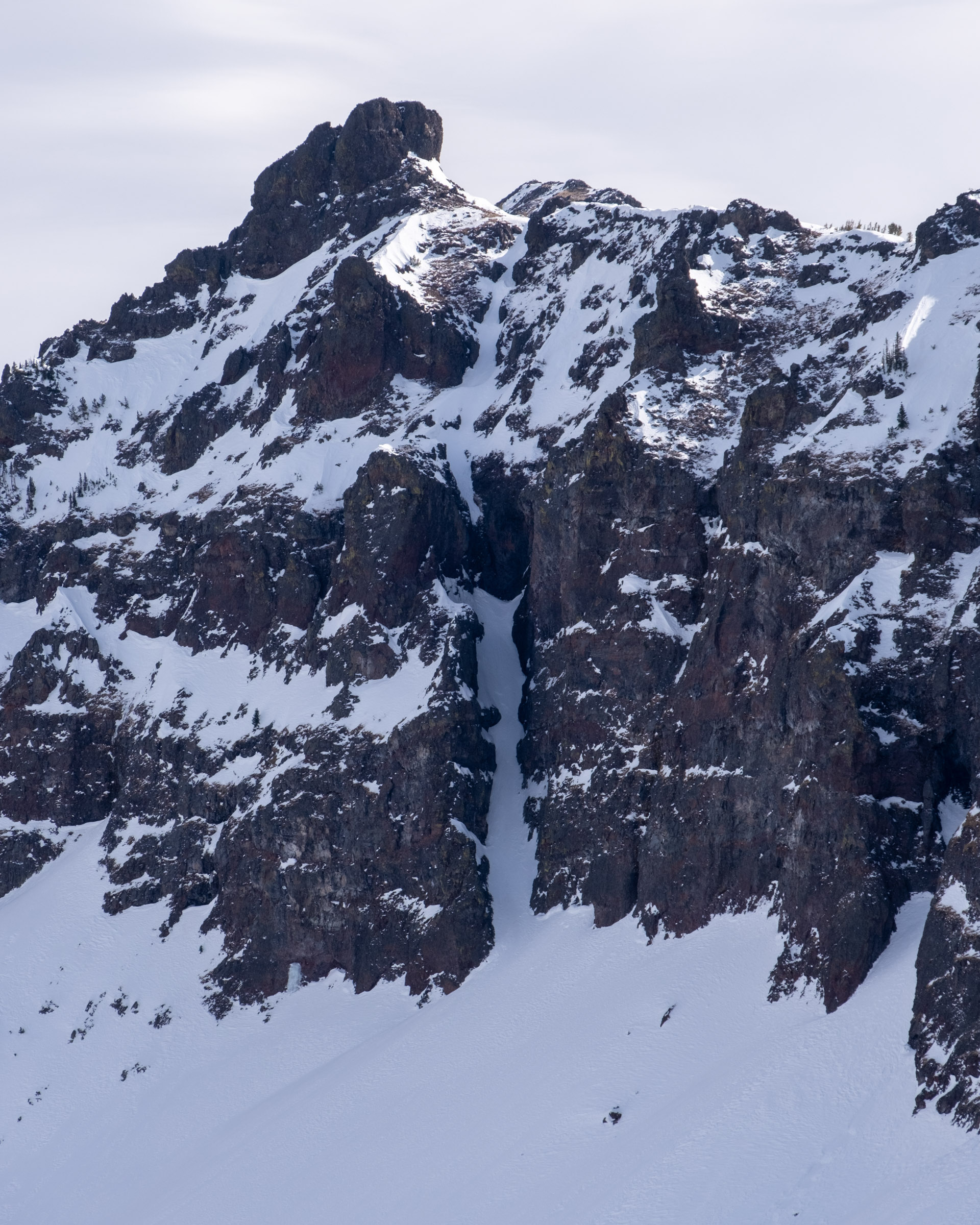 Trip Report: Skiing the Coinslot Couloir, Hyalite Canyon