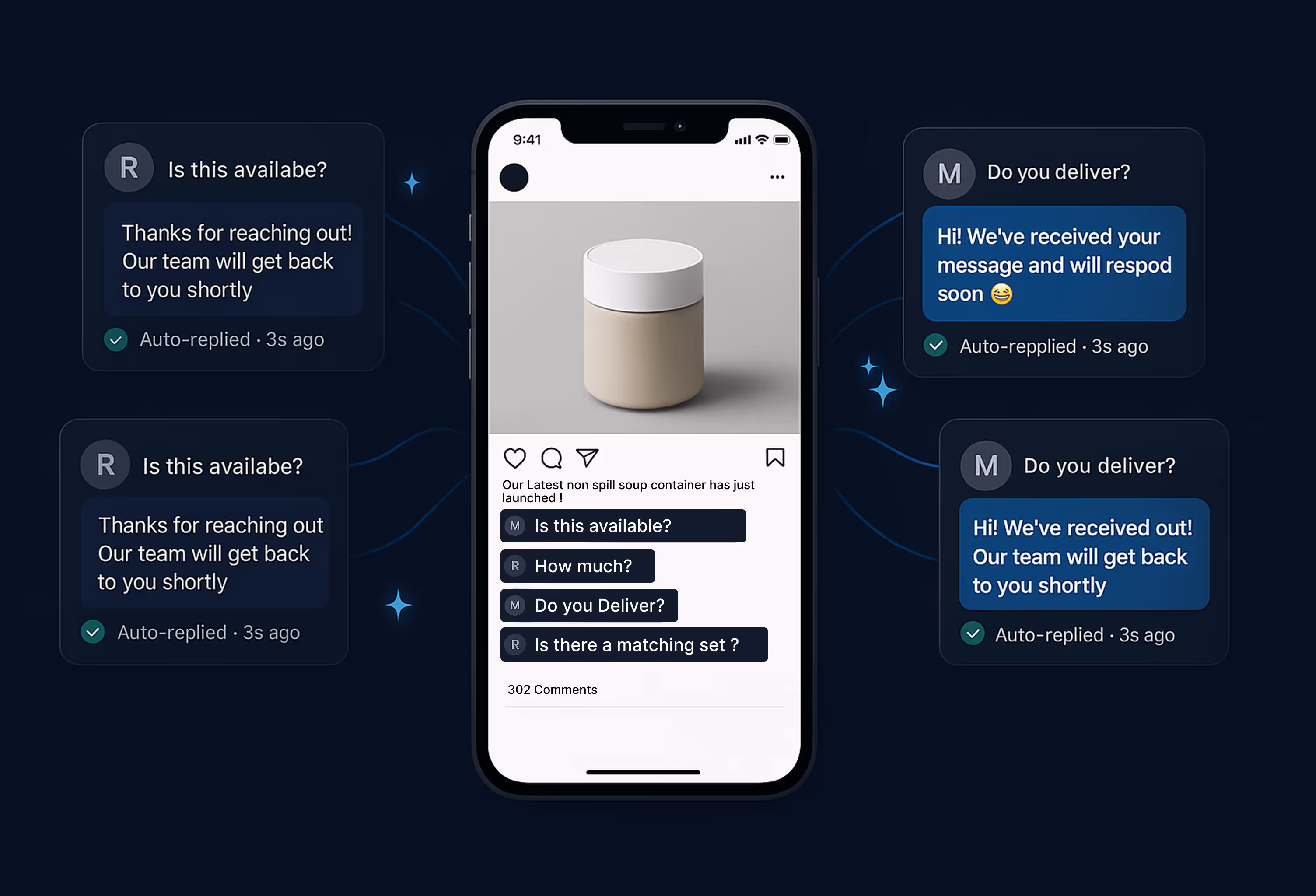 Analytics dashboard for user 'Mark Copeland' showing audience data across Instagram, Facebook, Twitter, YouTube, and Reddit. Includes bar charts of audience growth across all platforms and per platform, a pie chart of audience distribution by platform, and a segment breakdown by coaching types like personal development, life, and business coaching.
