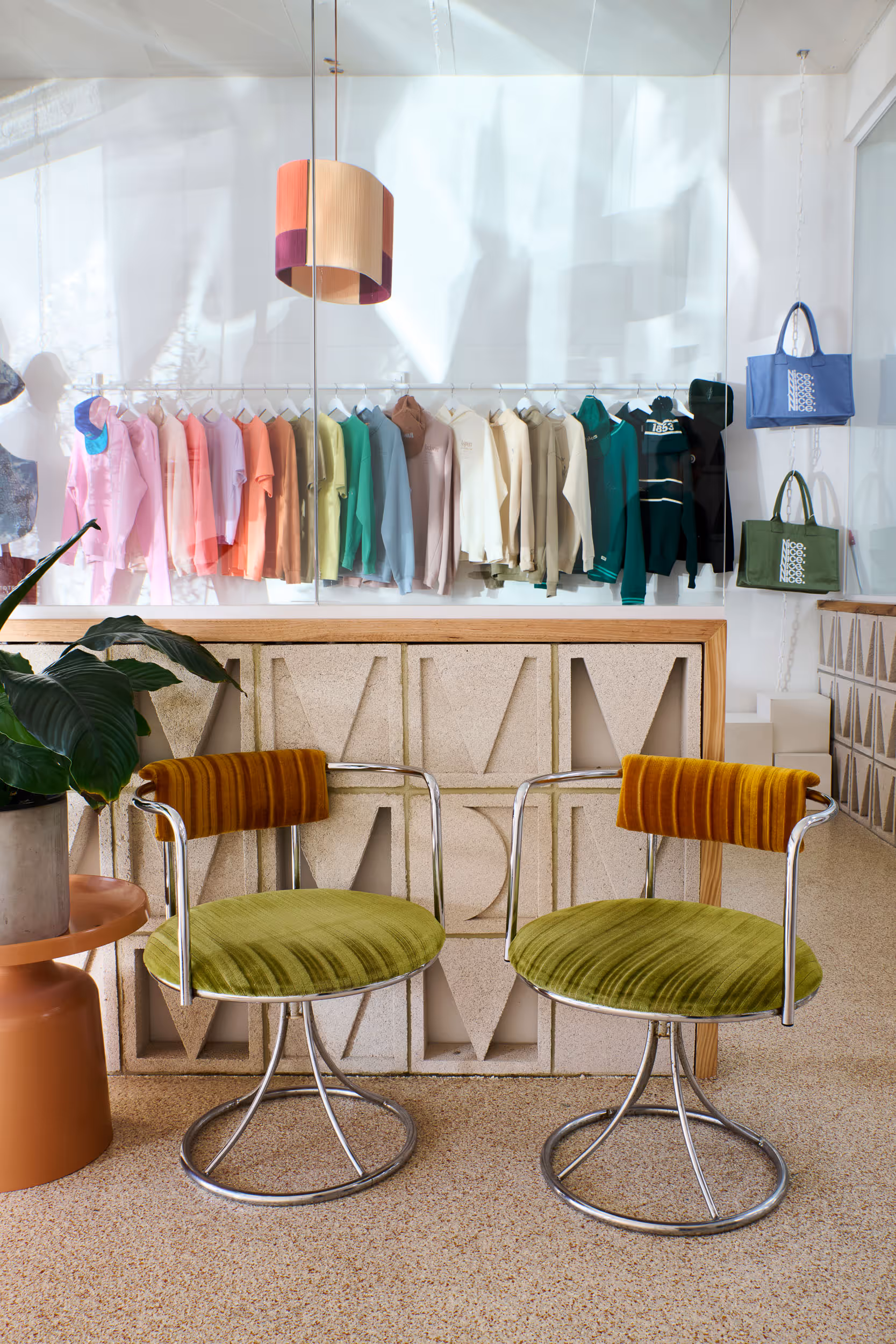 Selection of branded products by Merchgirls, reflecting quality, creativity and ESG values