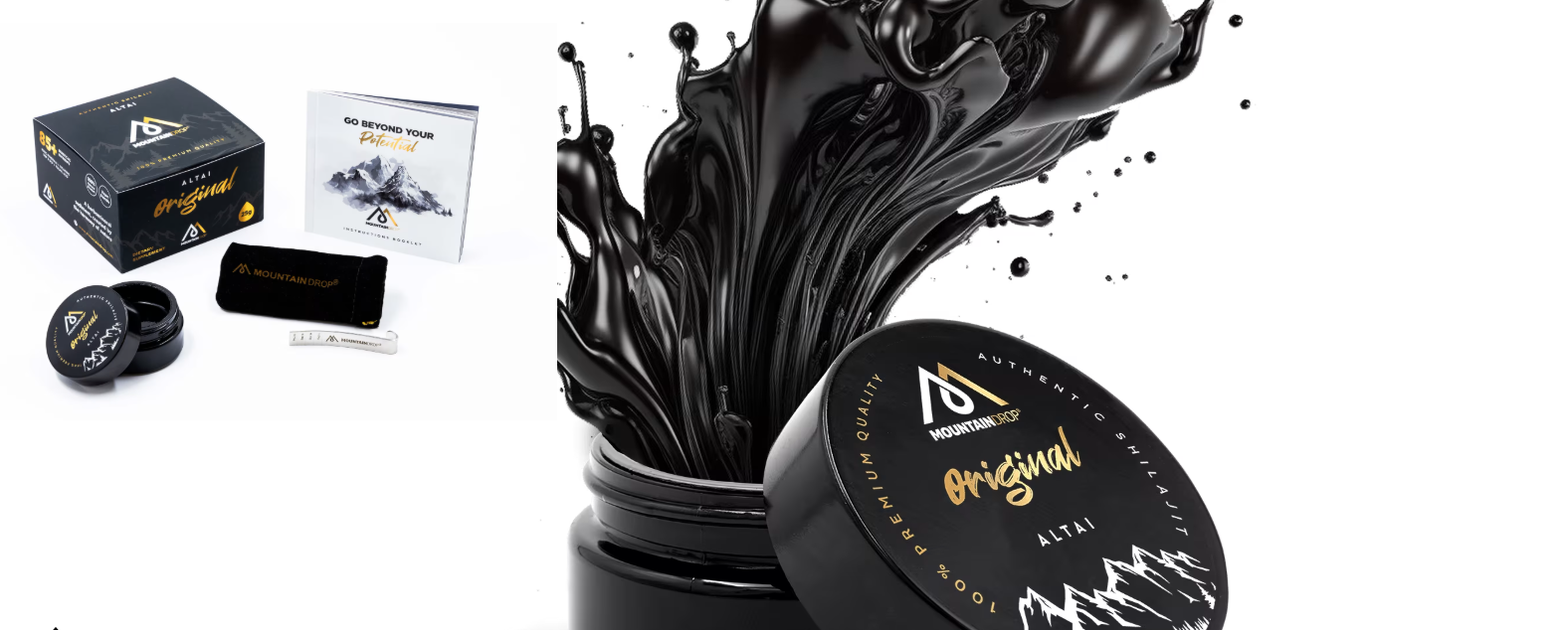 Mountaindrop Shilajit sur Amazon : Pureté et Puissance Naturelle