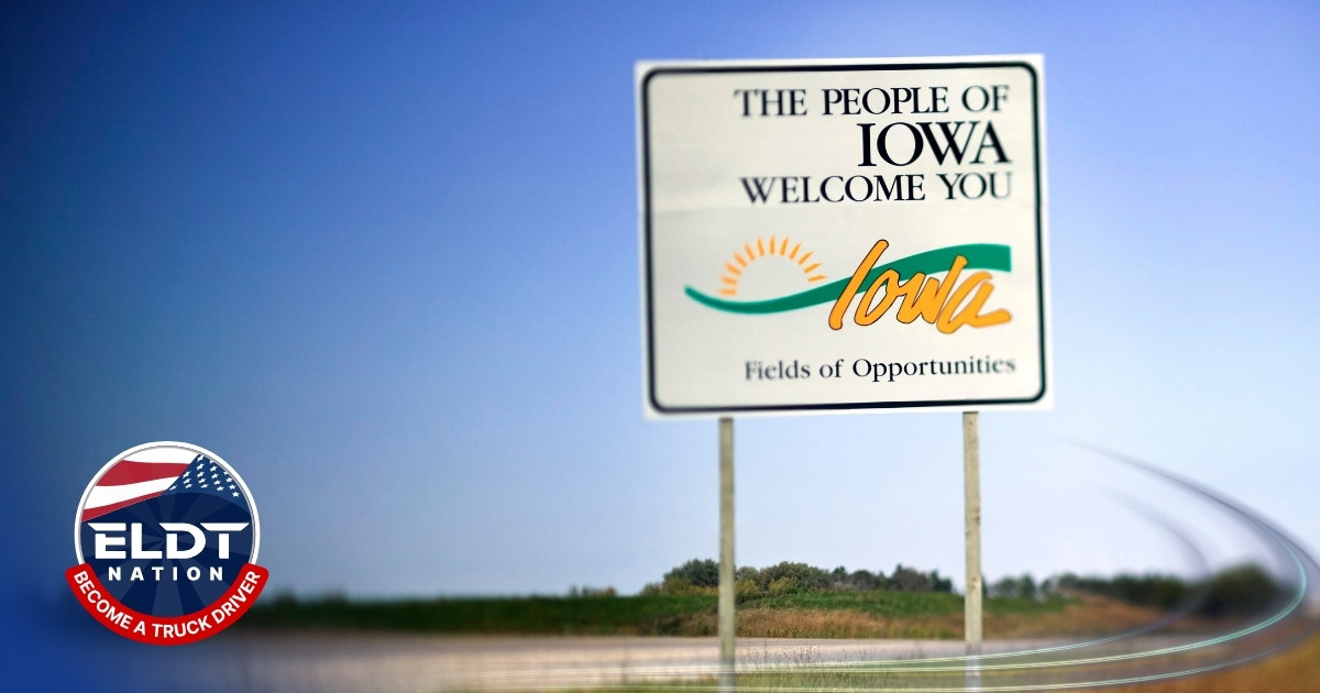 Iowa ELDT Hazmat (H) Endorsement - ELDT-Compliant Online Theory