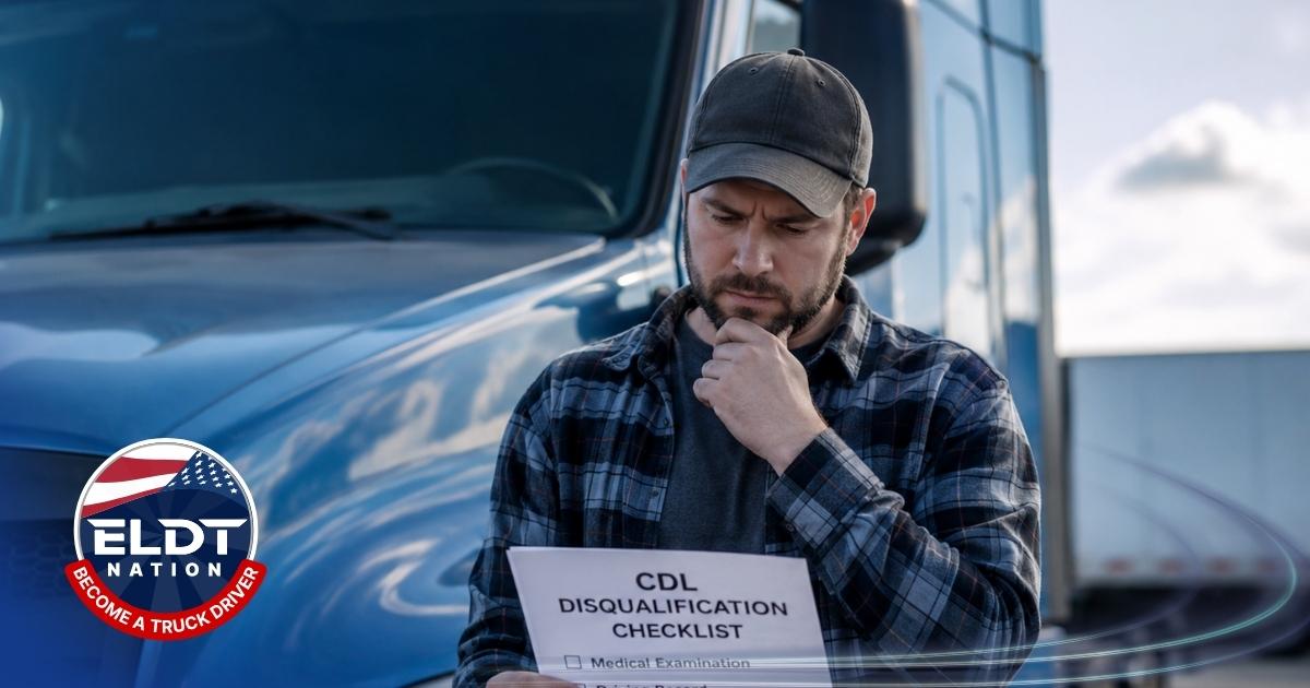 What Disqualifies You From Getting a CDL? Full 2026 List