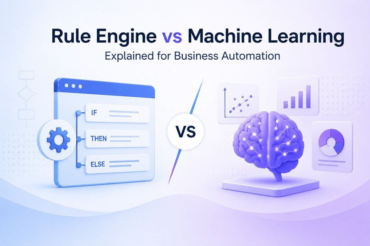 Rule Engine vs Machine Learning Explained for Business Automation