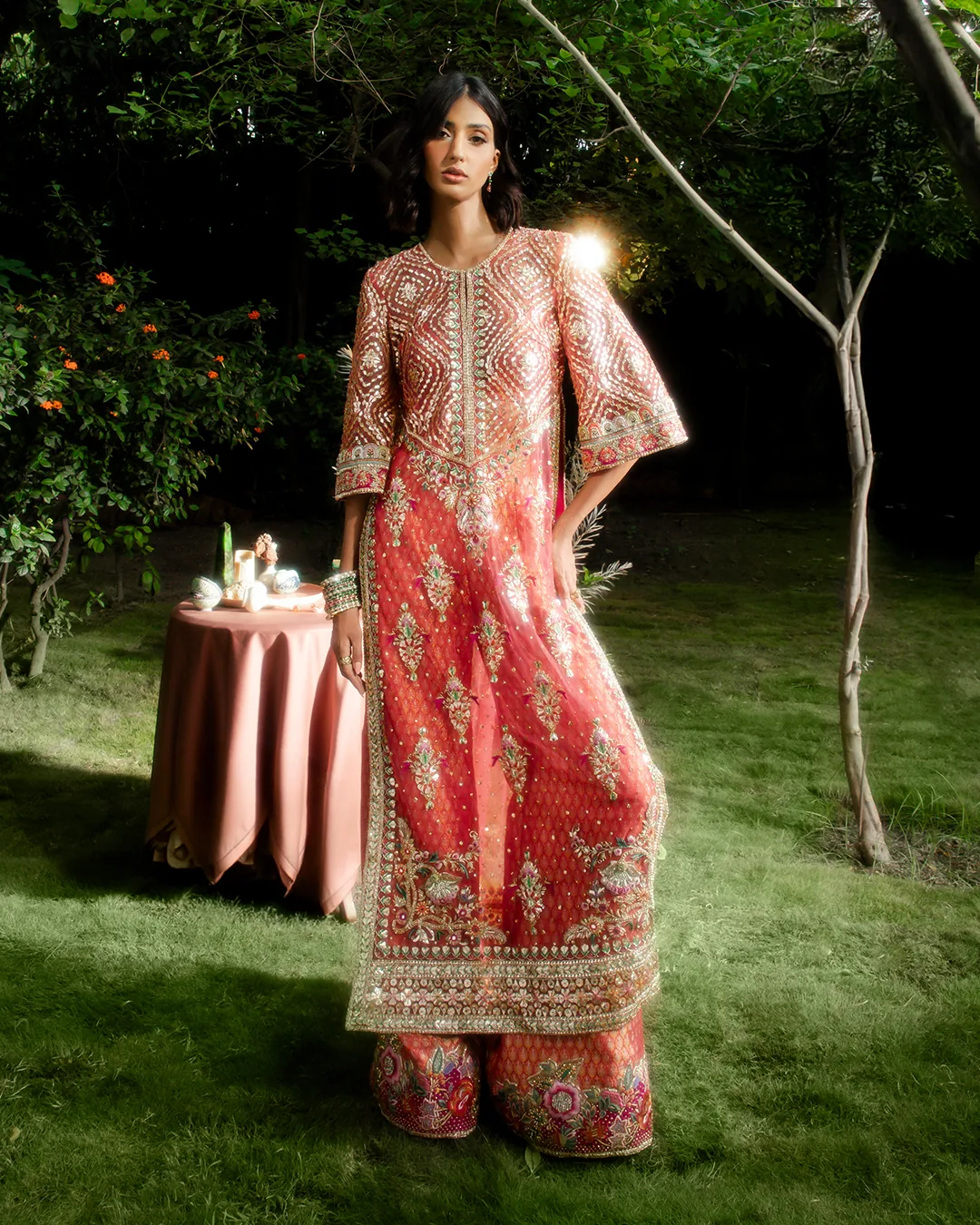 Nocturne 10 — Coral kurta