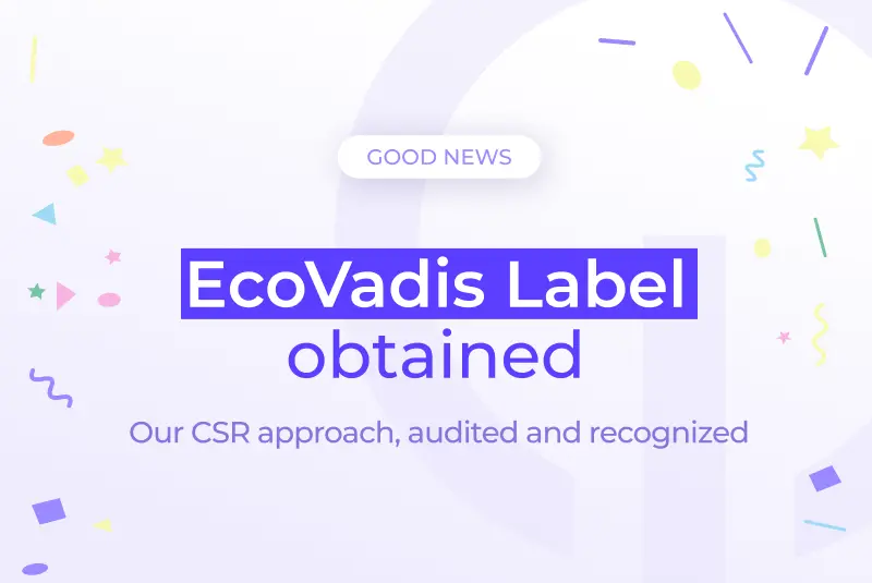 Article cover – EcoVadis label obtained, Qovoltis CSR recognized