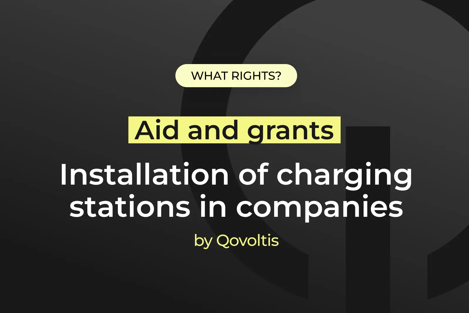 Grants and financial aid for installing EV charging stations in companies