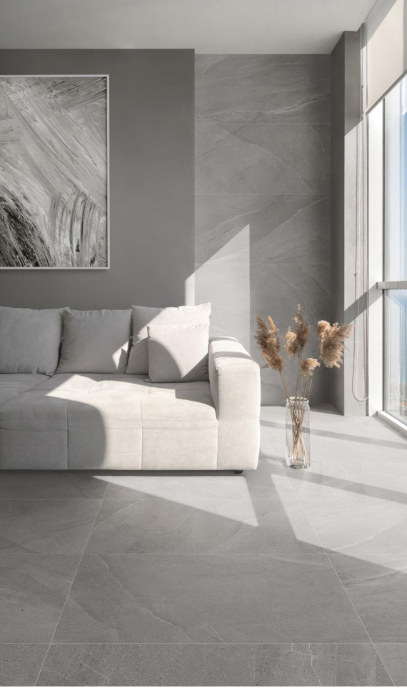 XXL-tegels vloerentrend 2025