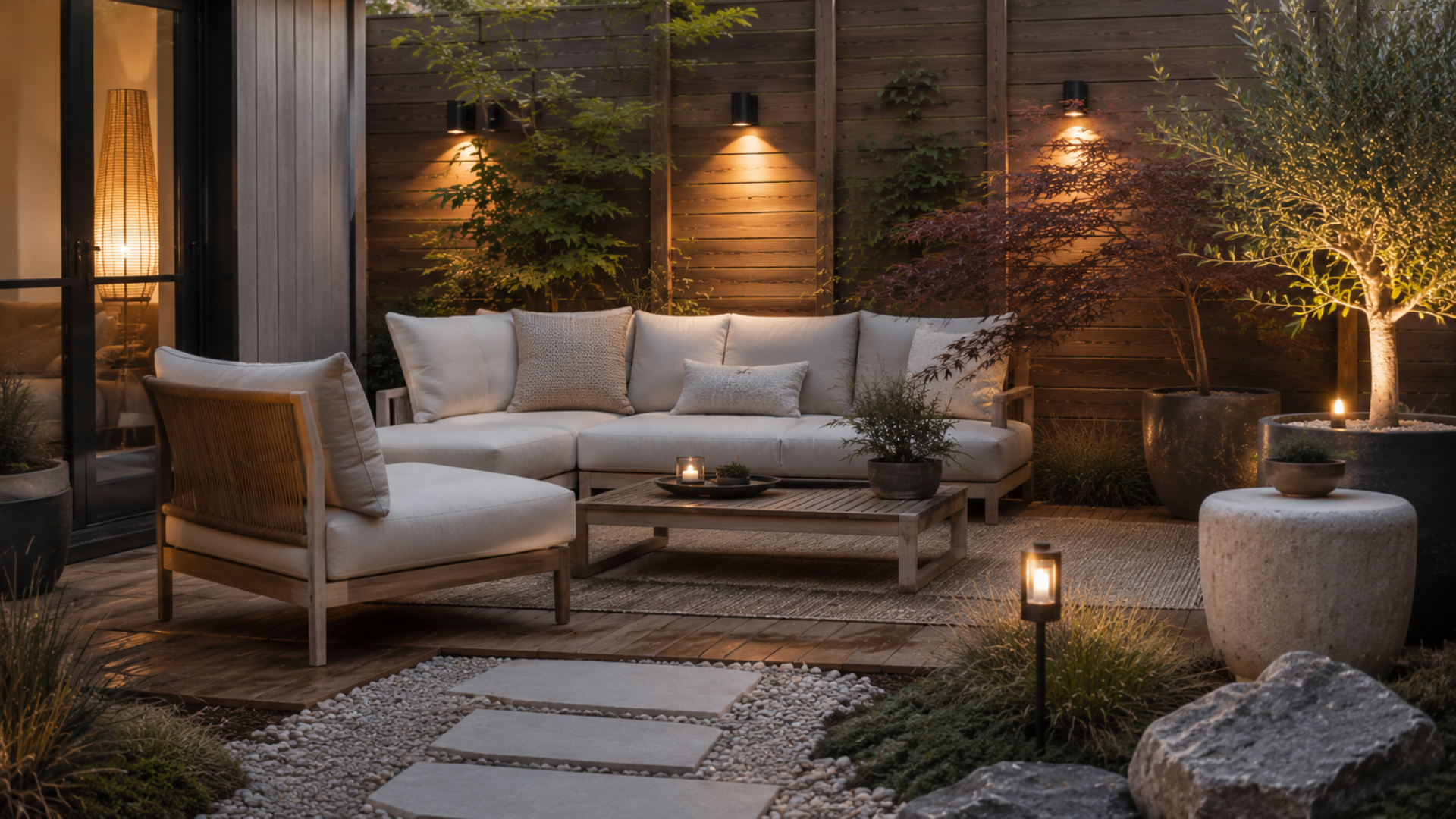 meubels voor Japandi tuin
