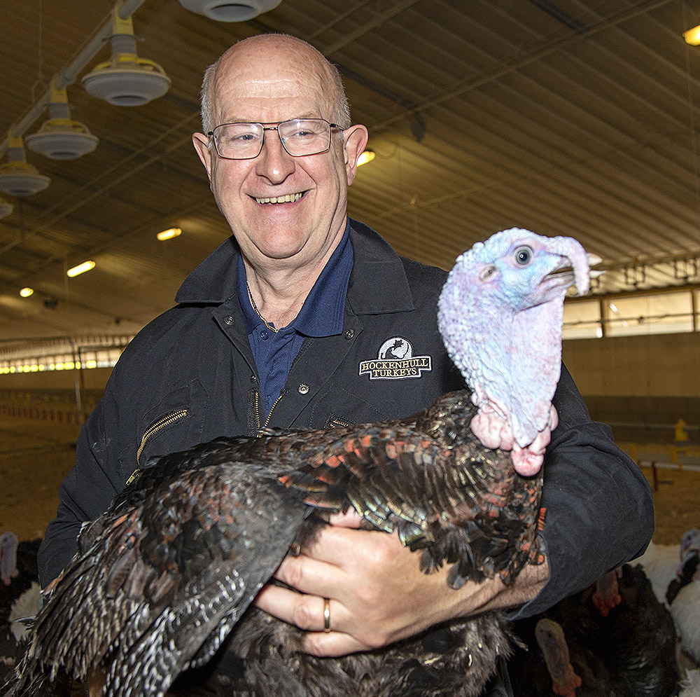 Andrew Cleare of Hockenhull Turkeys