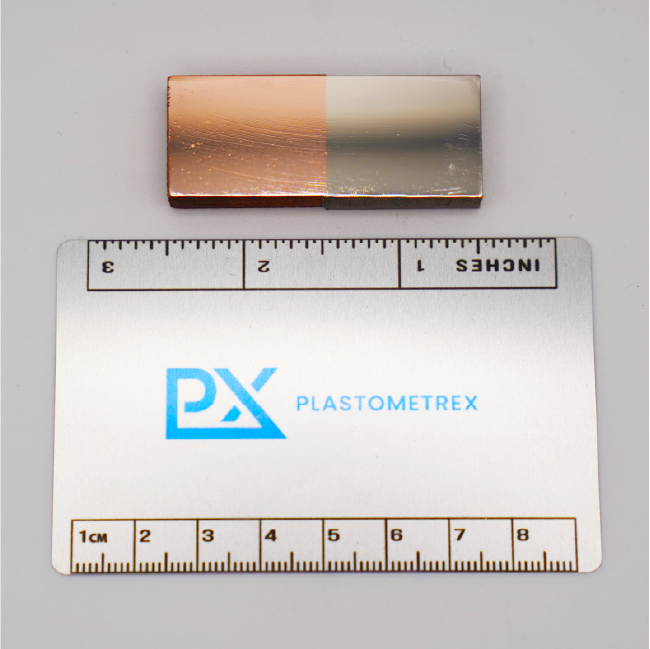 GRCop-42 + Inconel 718 and GRCop-42 +316L Stainless Steel multi-material metal sample