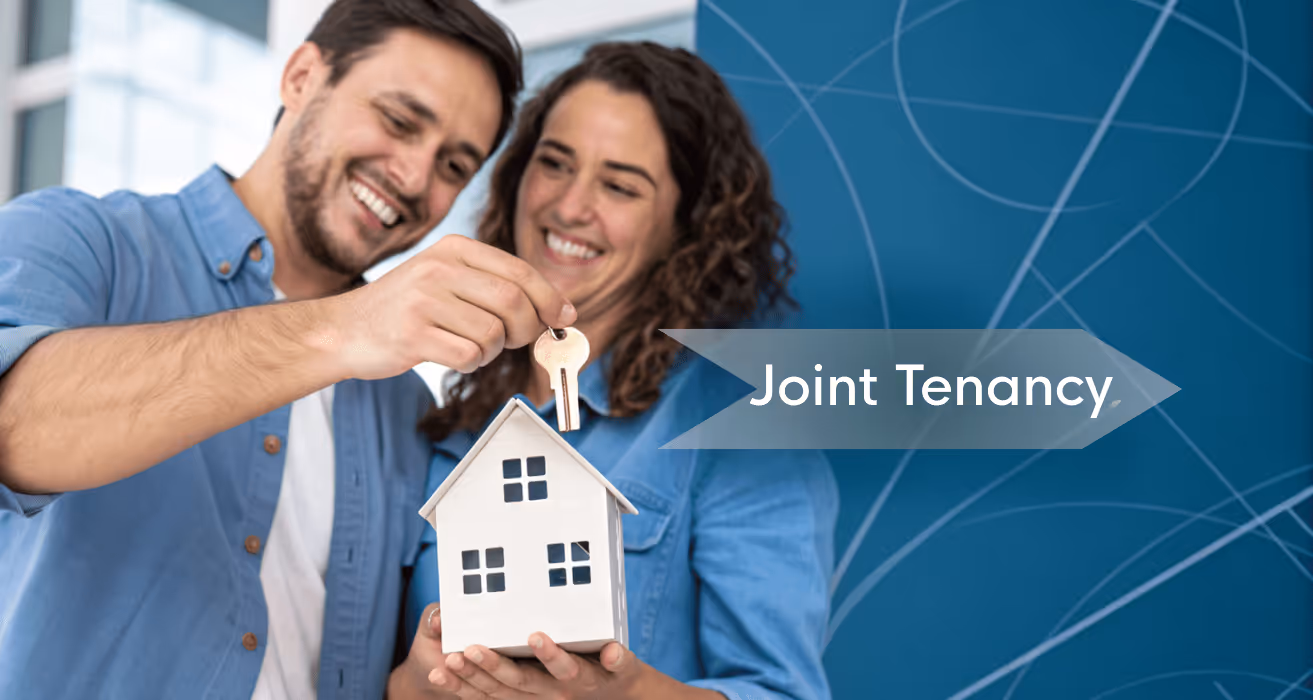 Joint tenancy means equal ownership with right of survivorship, avoiding probate but limiting control and flexibility.