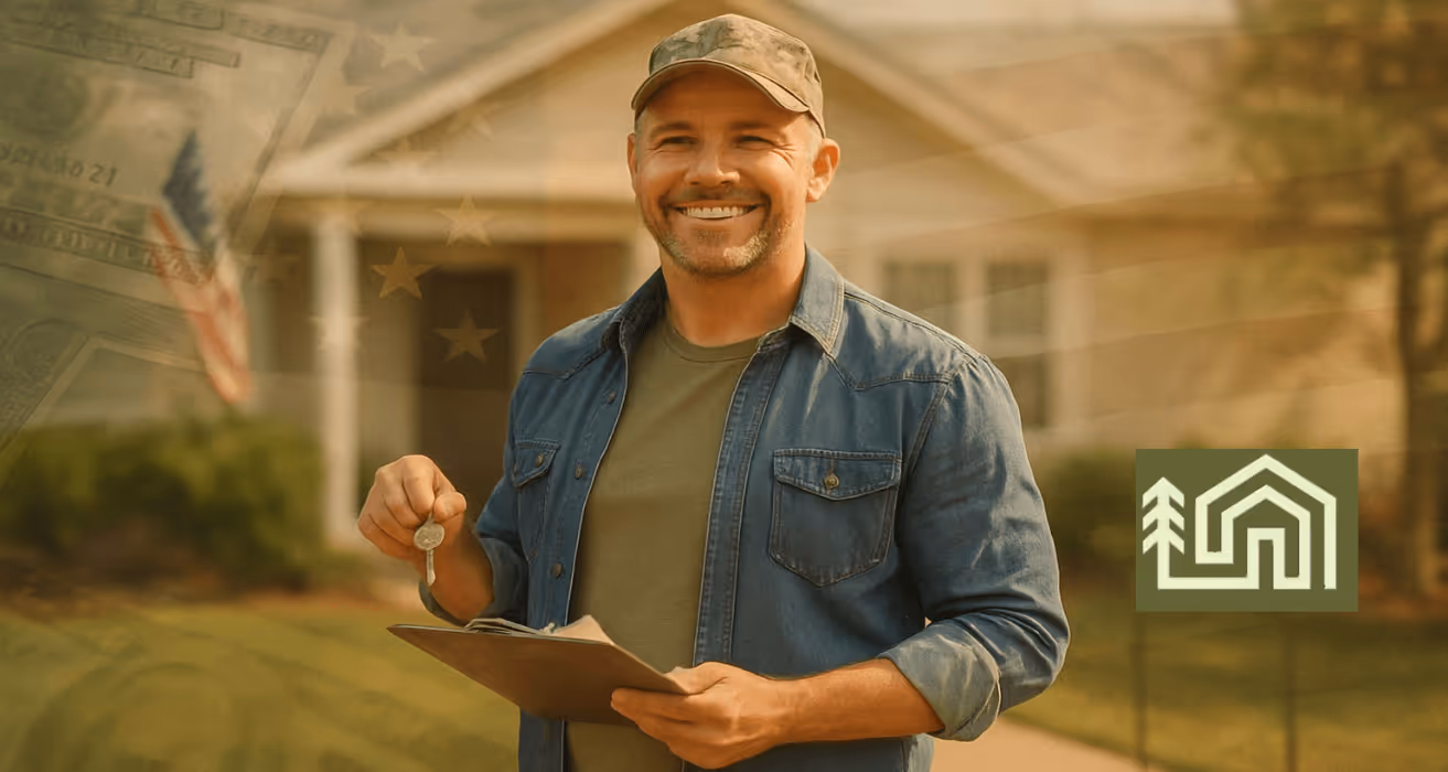 Disabled veteran reviewing home loan options, symbolizing how VA disability compensation boosts mortgage eligibility and buying power.