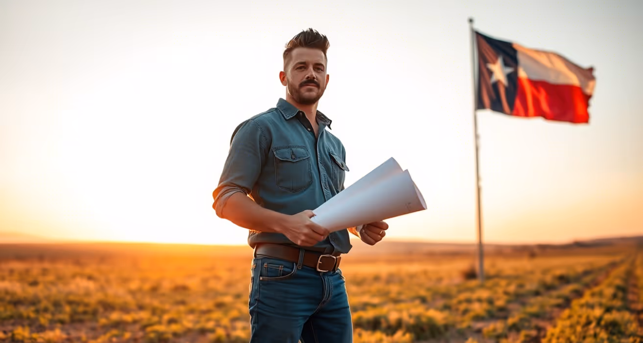 Veteran buying land in Texas through Veterans Land Board Loan program to build wealth and secure long-term financial stability.