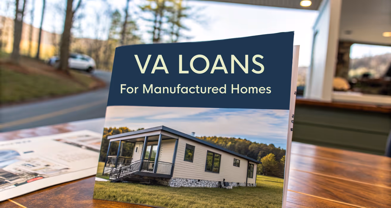 VA loan requirements for manufactured homes are outlined, including foundation attachment, HUD compliance, and COE validation.