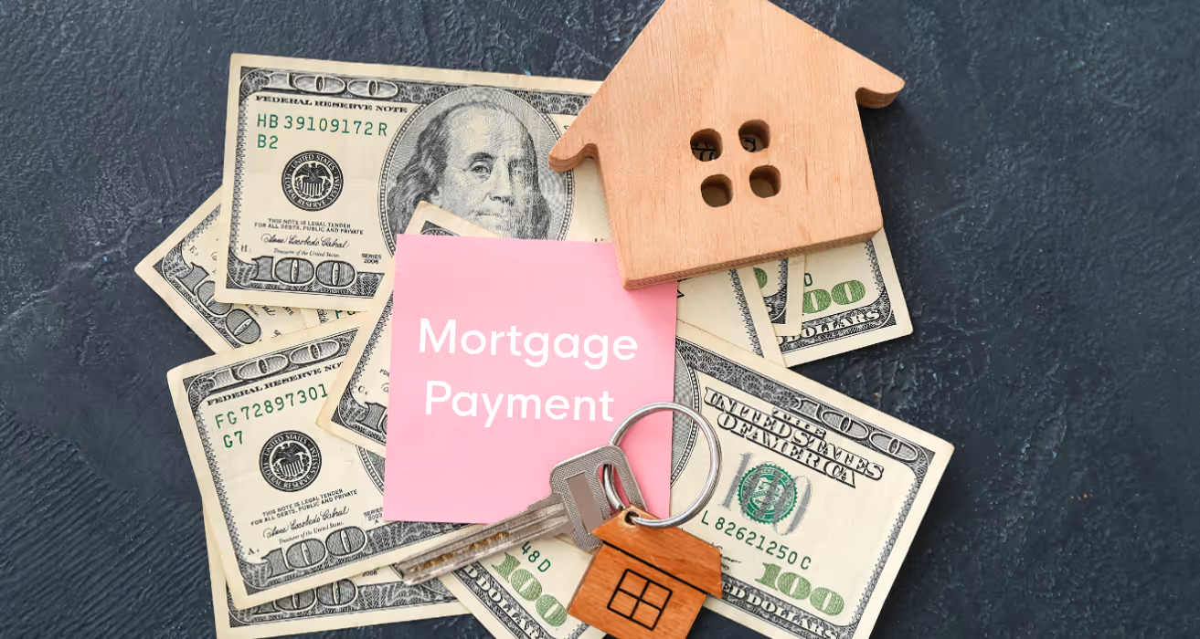 Monthly payment, interest, and loan breakdown for a $350K mortgage are shown, with costs and financial details presented over time.