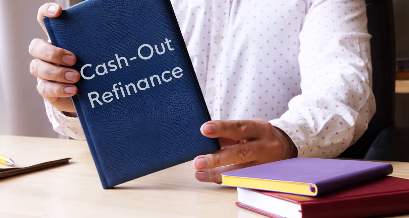 Homeowner reviewing paperwork to understand how a limited cash-out refinance works to access equity while lowering mortgage costs.