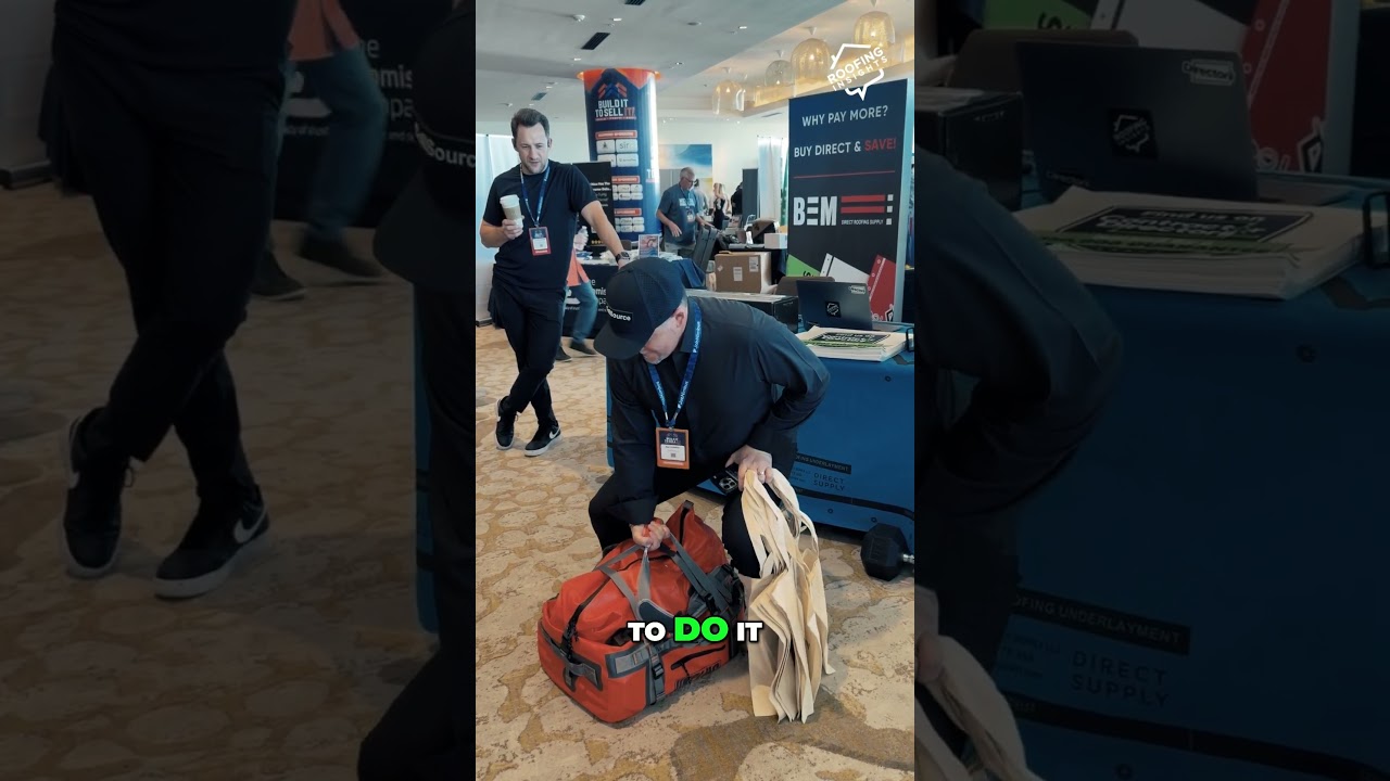 Roofers vs. 340 LB Challenge at Roofing Process Conference