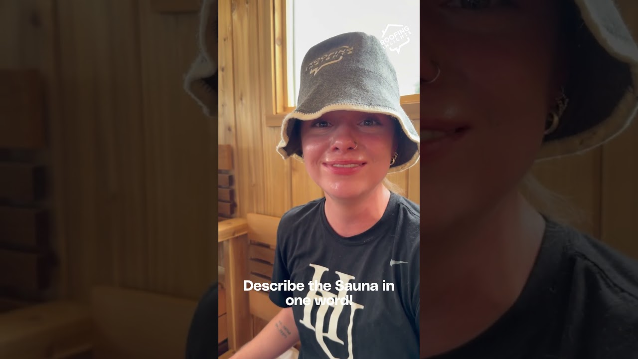 Filming all day… sauna at 190° after. 🔥