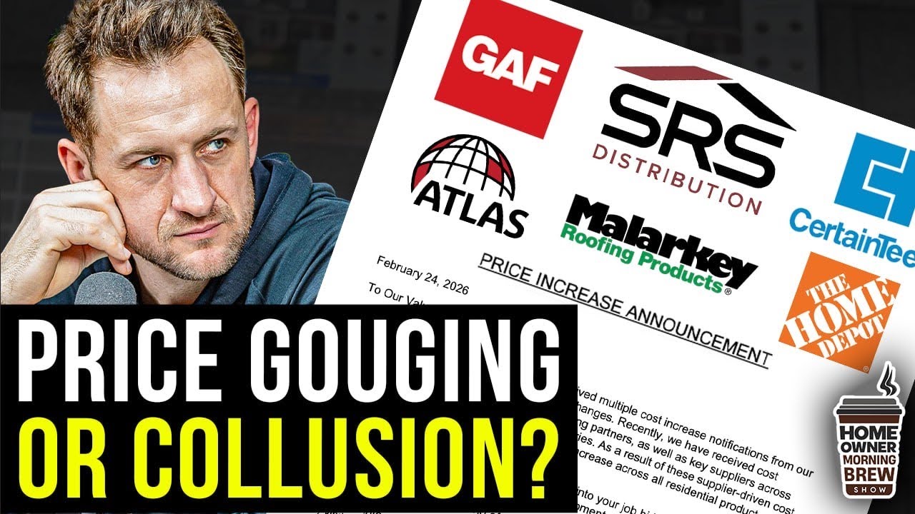 Are Shingle Manufacturers and Suppliers Price Gouging Roofers?