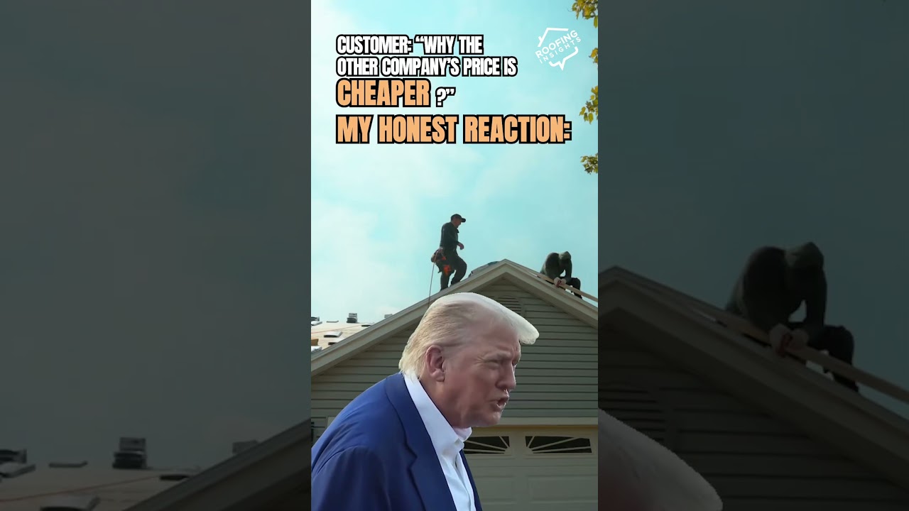Roofer's honest reaction:😂🤷🏻♂️#roofing #roofingmemes #rooferslife