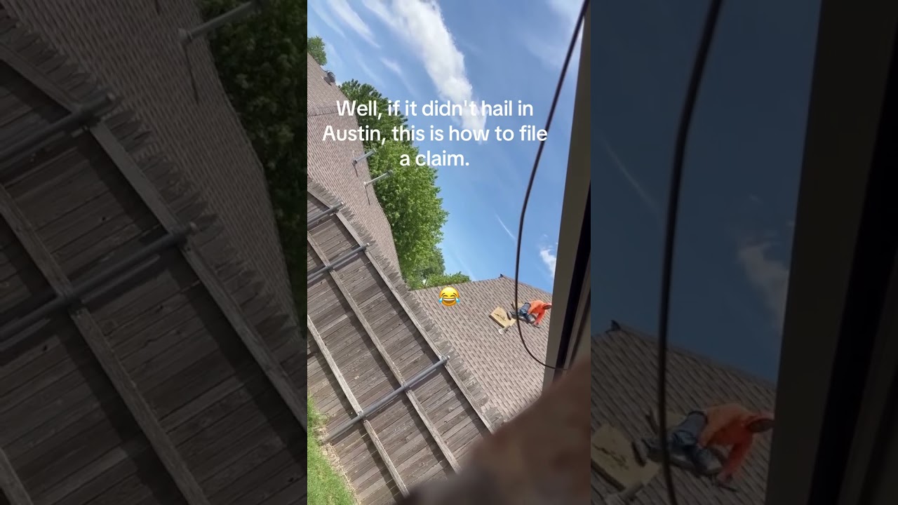 Roofers “When the hailstorm misses your zip code…” DIY hail damage