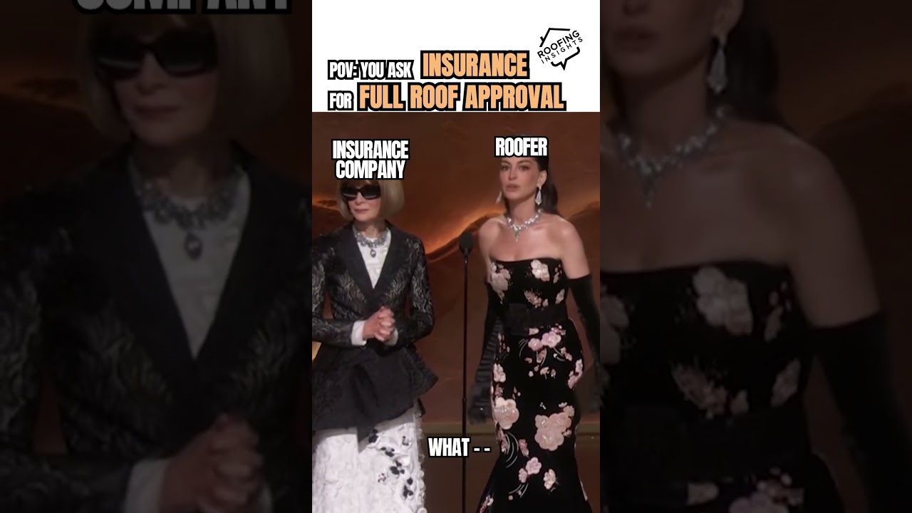 I know you’ve been there! 🫠😅😭#roofers #insurance #oscars