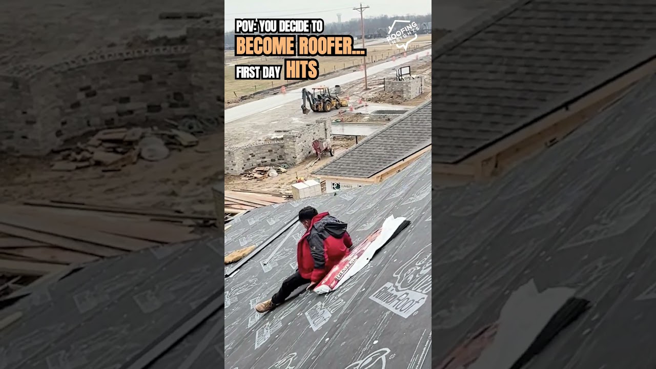 Welcome to roofing 🤝🏻👷🏻♂️🏡 #homeimprovement #roofers #roofinglife