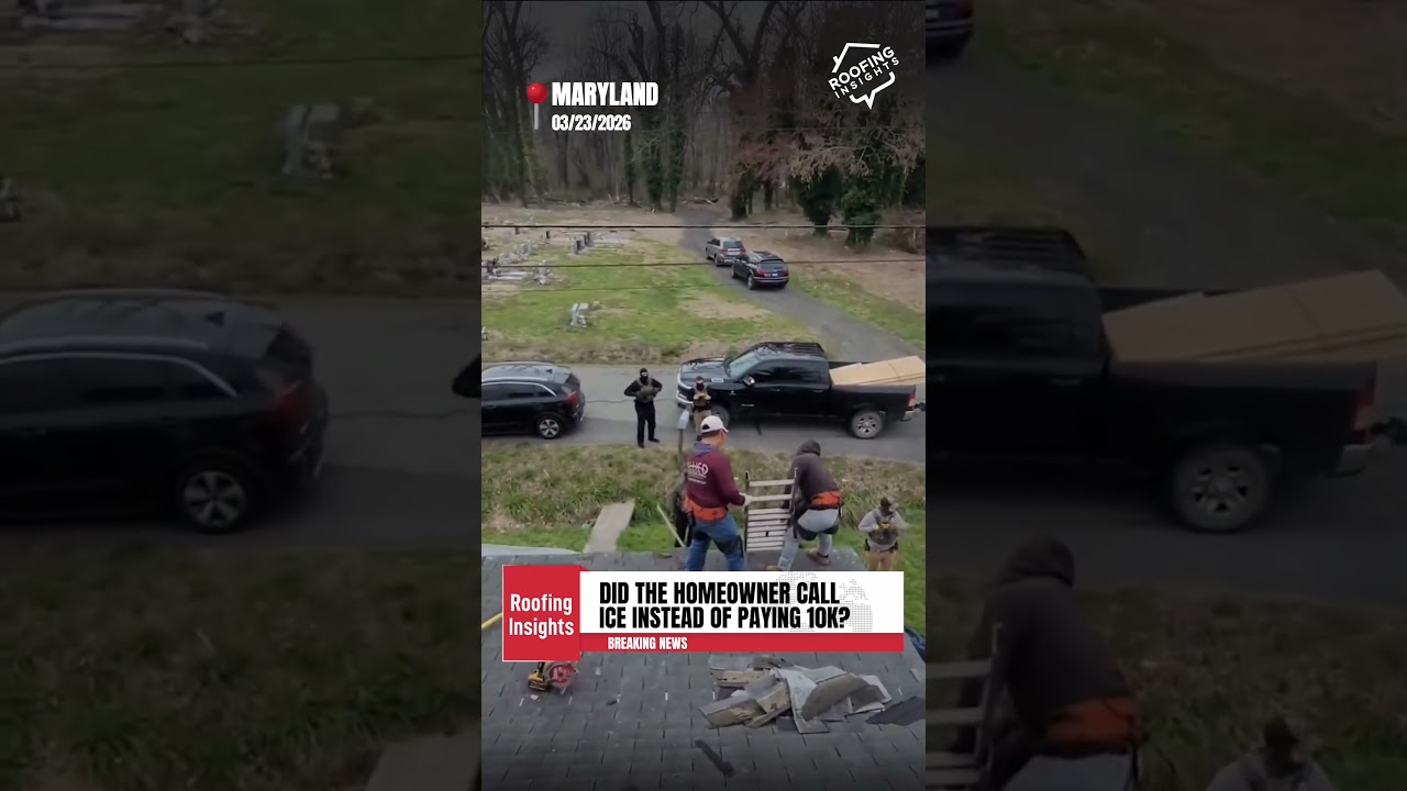 Homeowner Called ICE on Roofers? #ice #roofing #roofers