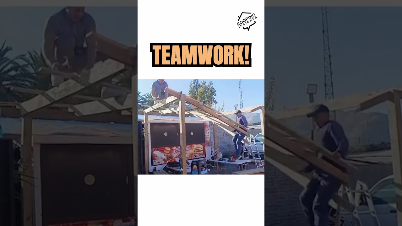 We climb together… we fall together 😂 #teamwork #construction